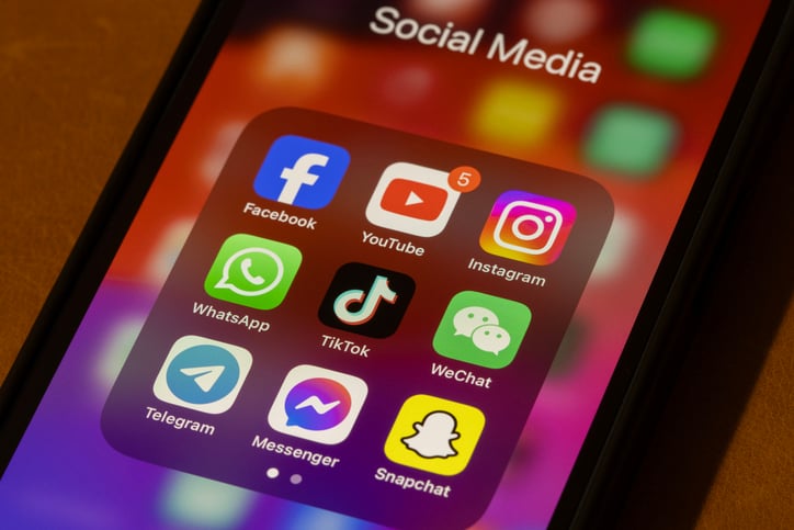 Des applications sur un smartphone