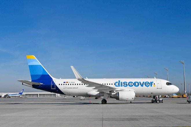 Un avion de Discover Airlines