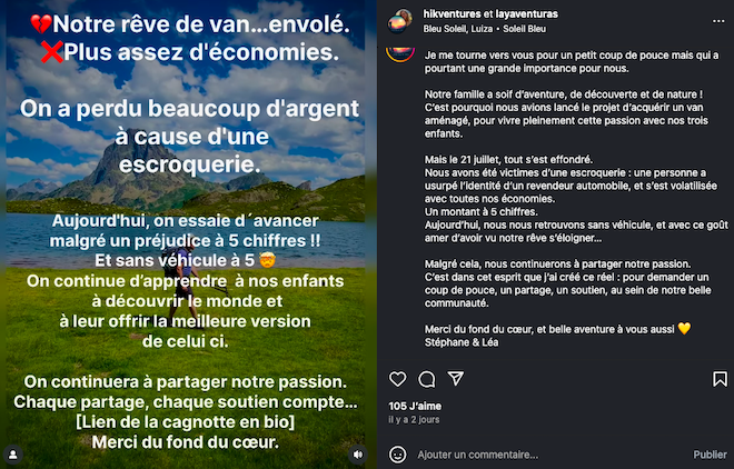 Un couple victime d'une arnaque