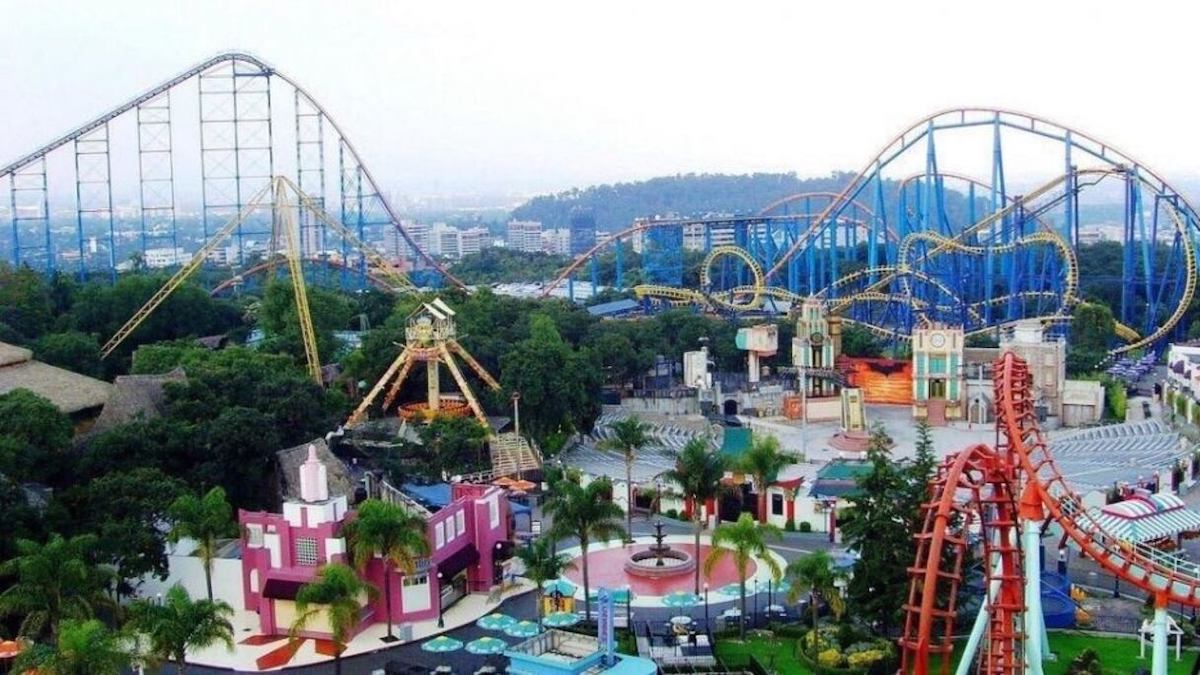 Un parc d'attraction