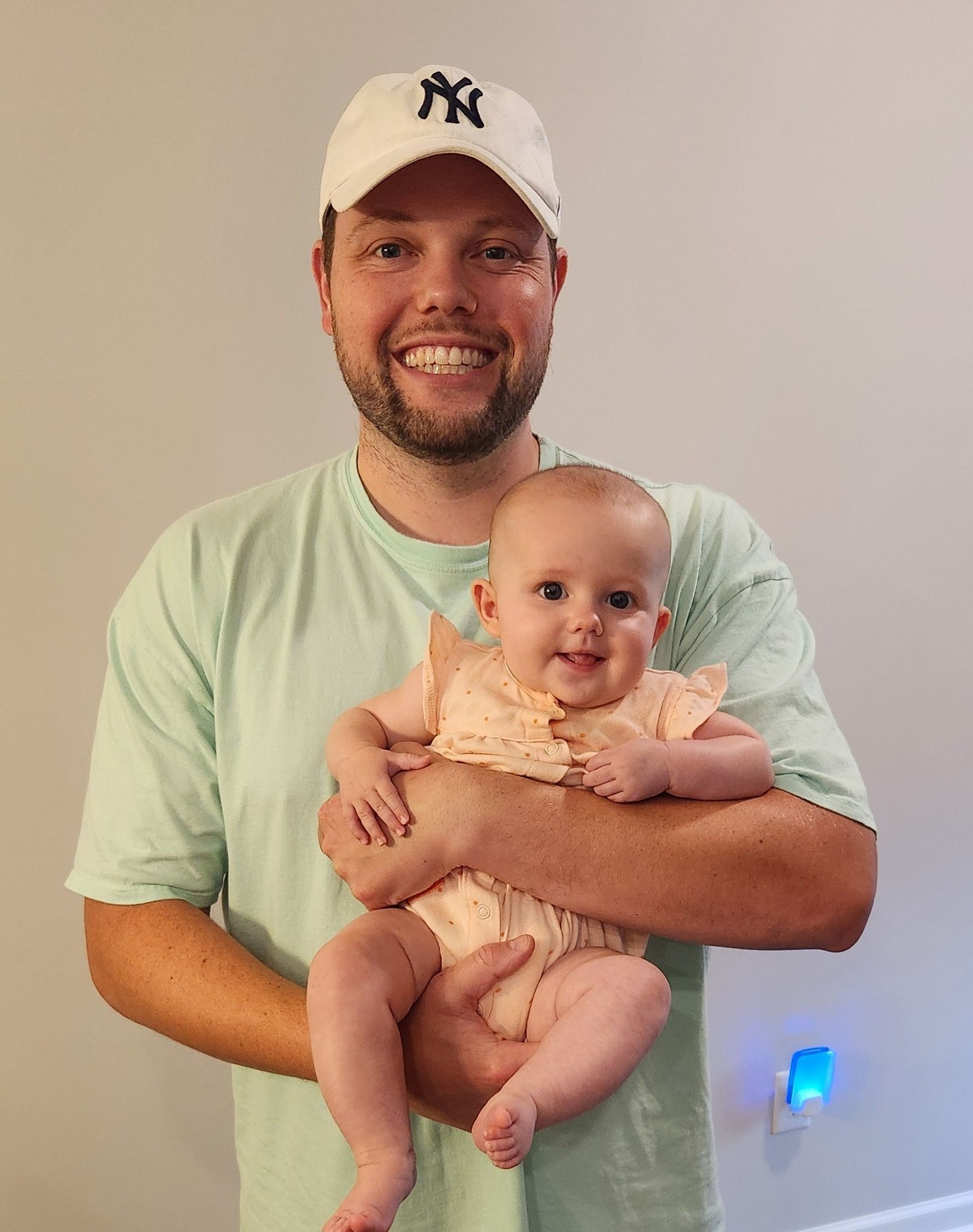 Nick Jansen et son bébé