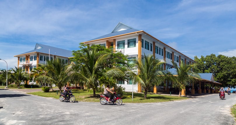 Le plus haut bâtiment de Tuvalu