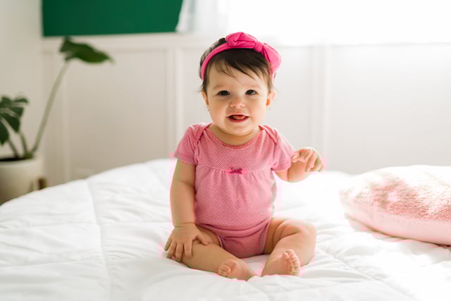 Une petite fille qui fixe l'objectif 
