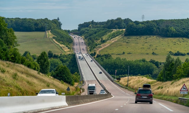 Route en Normandie