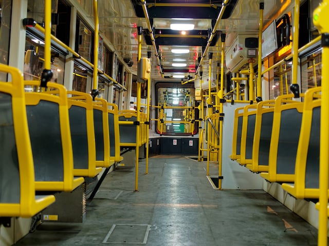 Intérieur tramway 