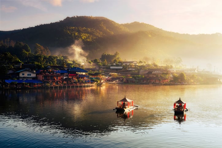 Un paysage en Thaïlande 