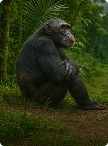 Un chimpanzé virtuel