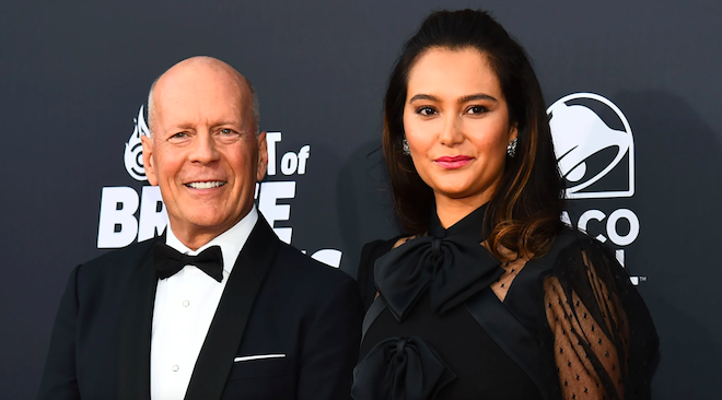 Bruce Willis et son épouse Emma Hemming