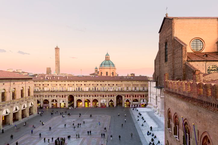 La Piazza Maggiore à Bologne