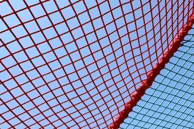 Filet de sécurité rouge