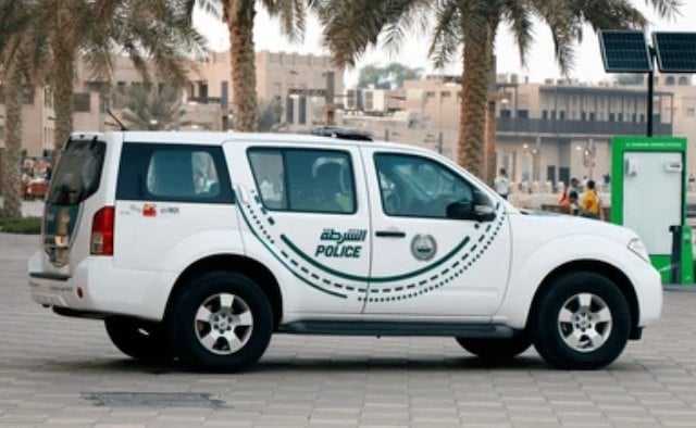 Voiture de police à Dubaï