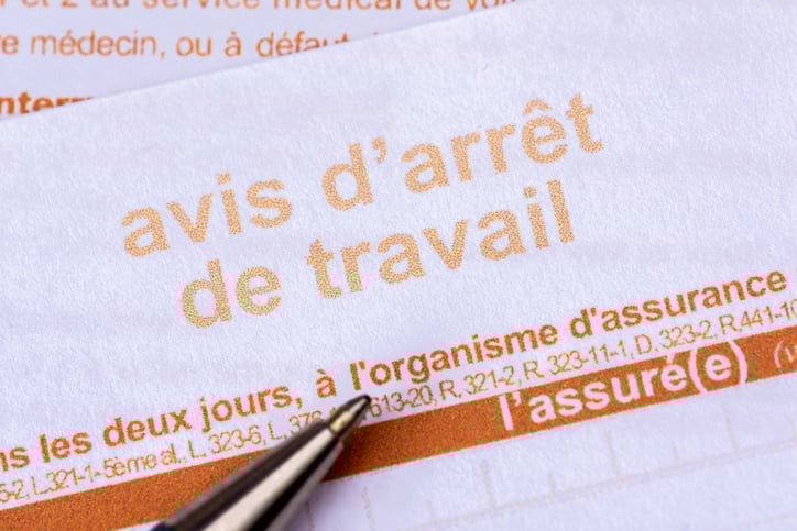 Un arrêt de travail