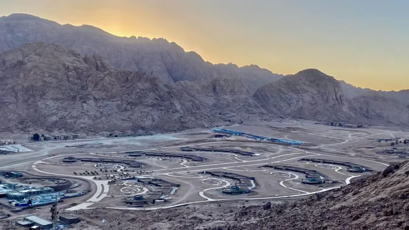 Construction d'un vaste complexe hôtelier au pied du Mont Sinaï, en Égypte