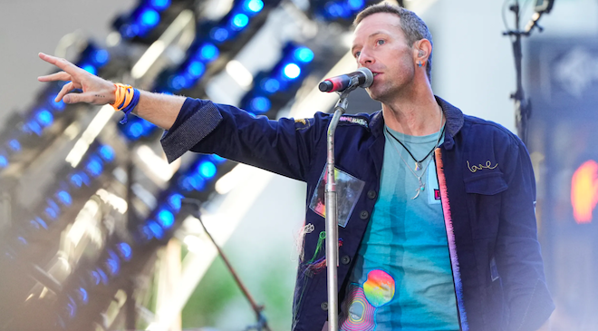 Chris Martin, leader du groupe Coldplay