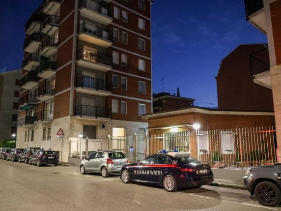 Immeuble du quartier de Baggio, à l'ouest de Milan (Italie)