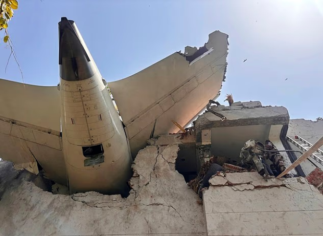 L'avion crashé