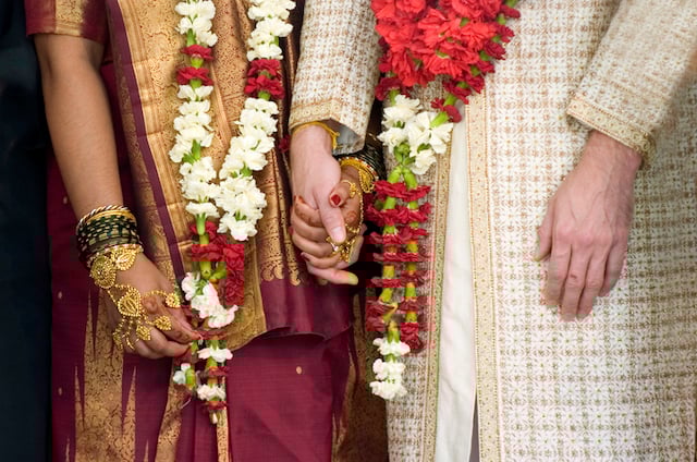 Couple marié en Inde