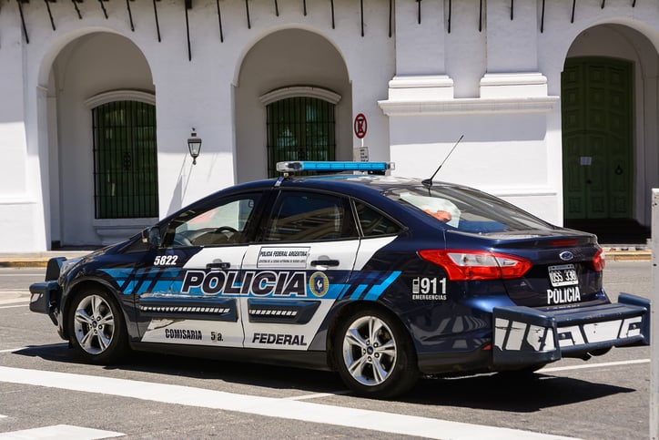 Voiture de police argentine