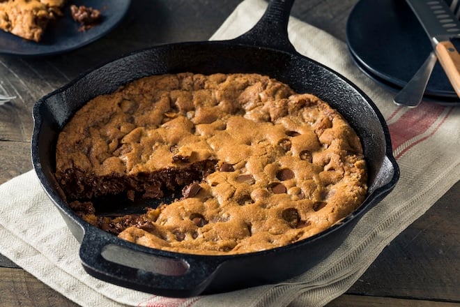 Cookie g&eacute;ant aux p&eacute;pites de chocolat
