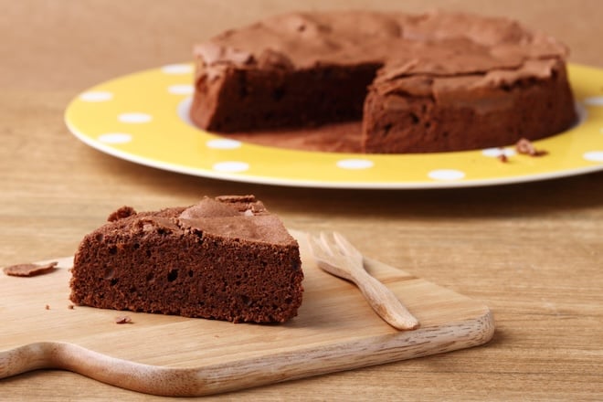 G&acirc;teau au chocolat sans sucre