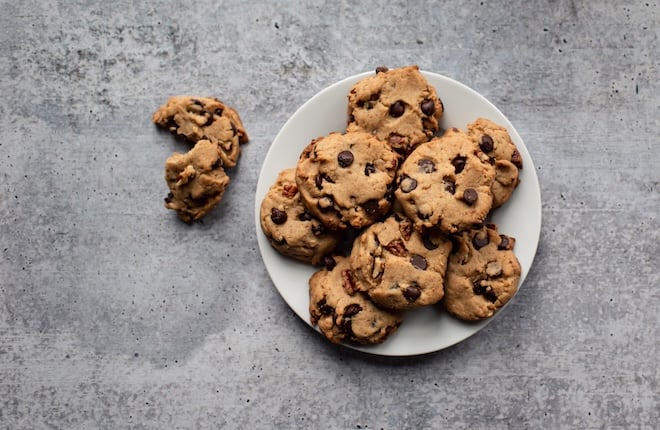 Cookies croustillants au chocolat et aux noisettes