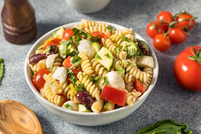 salade de pâtes aux légumes