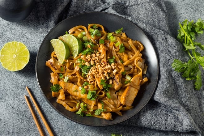 pad thaï au poulet