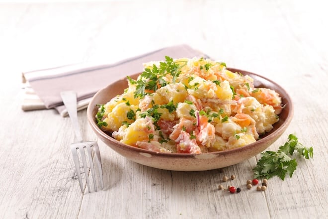 Salade aux pommes de terre et au thon