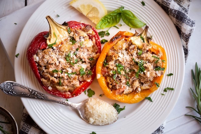 Poivrons farcis au thon