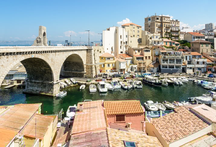 Le quartier d'Endoume à Marseille
