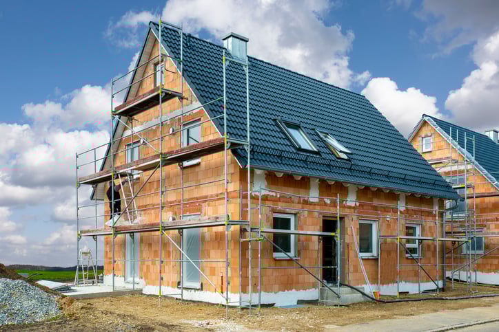 Une maison en construction