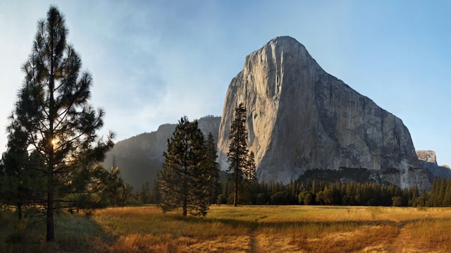 El Capitan, dans le parc national de Yosemite (États-Unis)