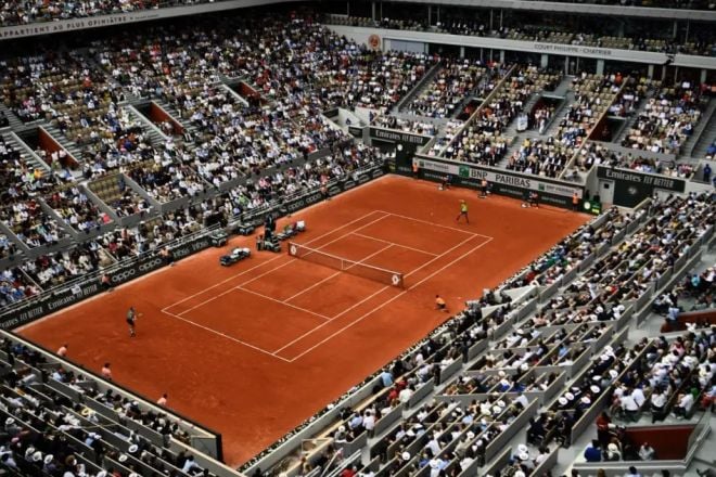 Le terrain de Roland Garros