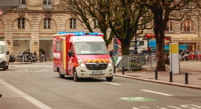 Une ambulance 