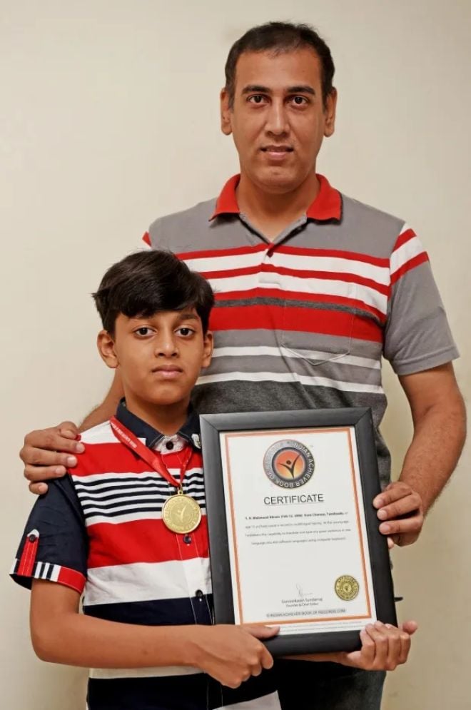 Akram et son père
