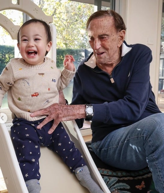 John Levin et son fils 