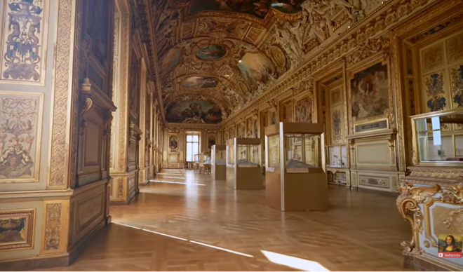 La galerie d'Apollon au musée du Louvre