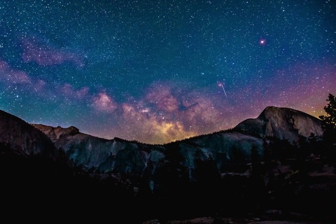 Des étoiles filantes