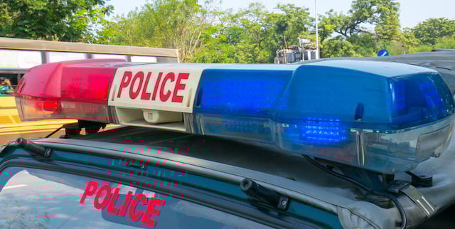 Voiture de police indienne