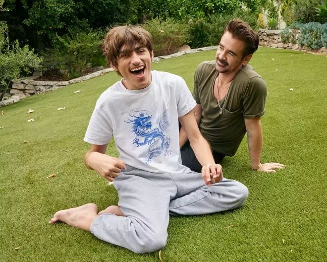 Colin Farrell et son fils James