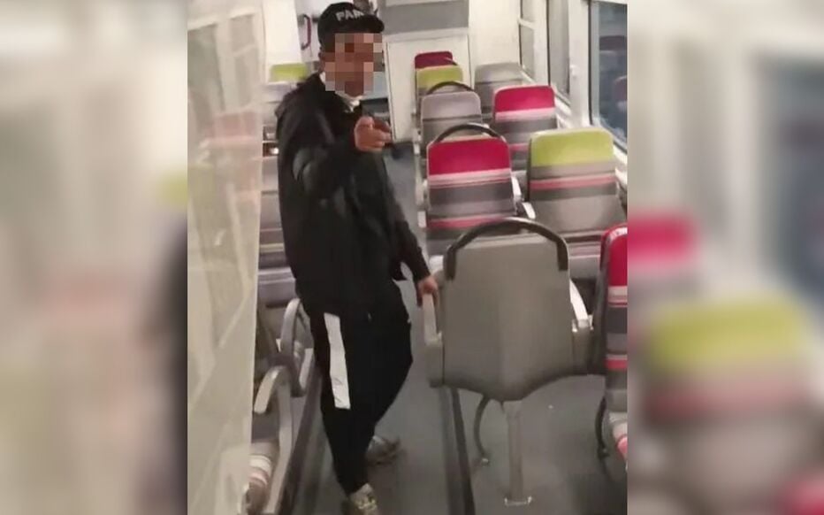 Un agresseur ayant tenté de violer une jeune femme dans le RER C, le 15 octobre 2025