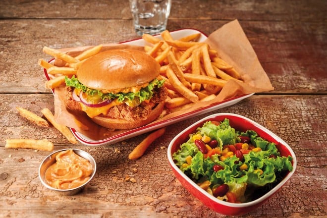 Le burger spicy chicken