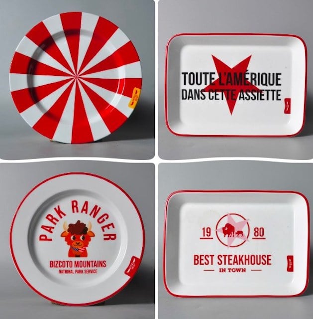 Nouvelle vaisselle Buffalo Grill