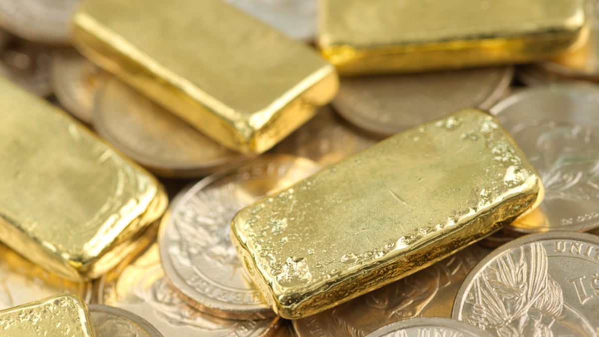 Des lingots d'or
