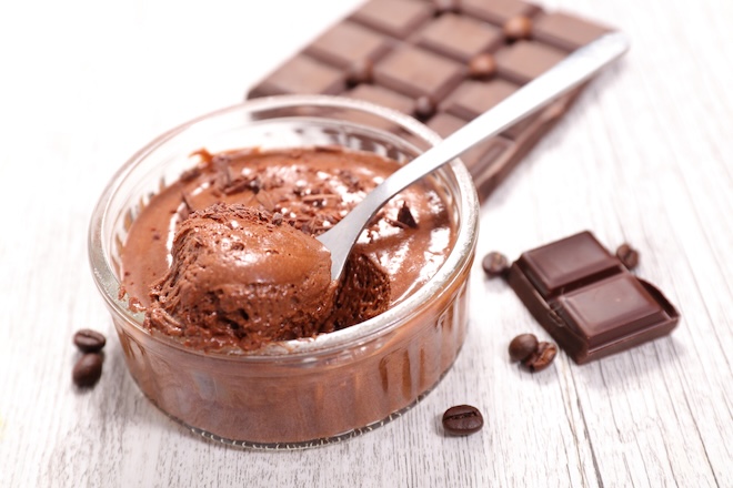 mousse onctueuse au chocolat