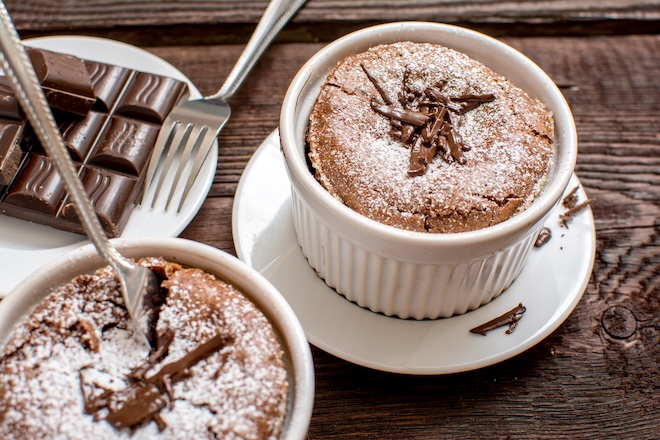 soufflés au chocolat