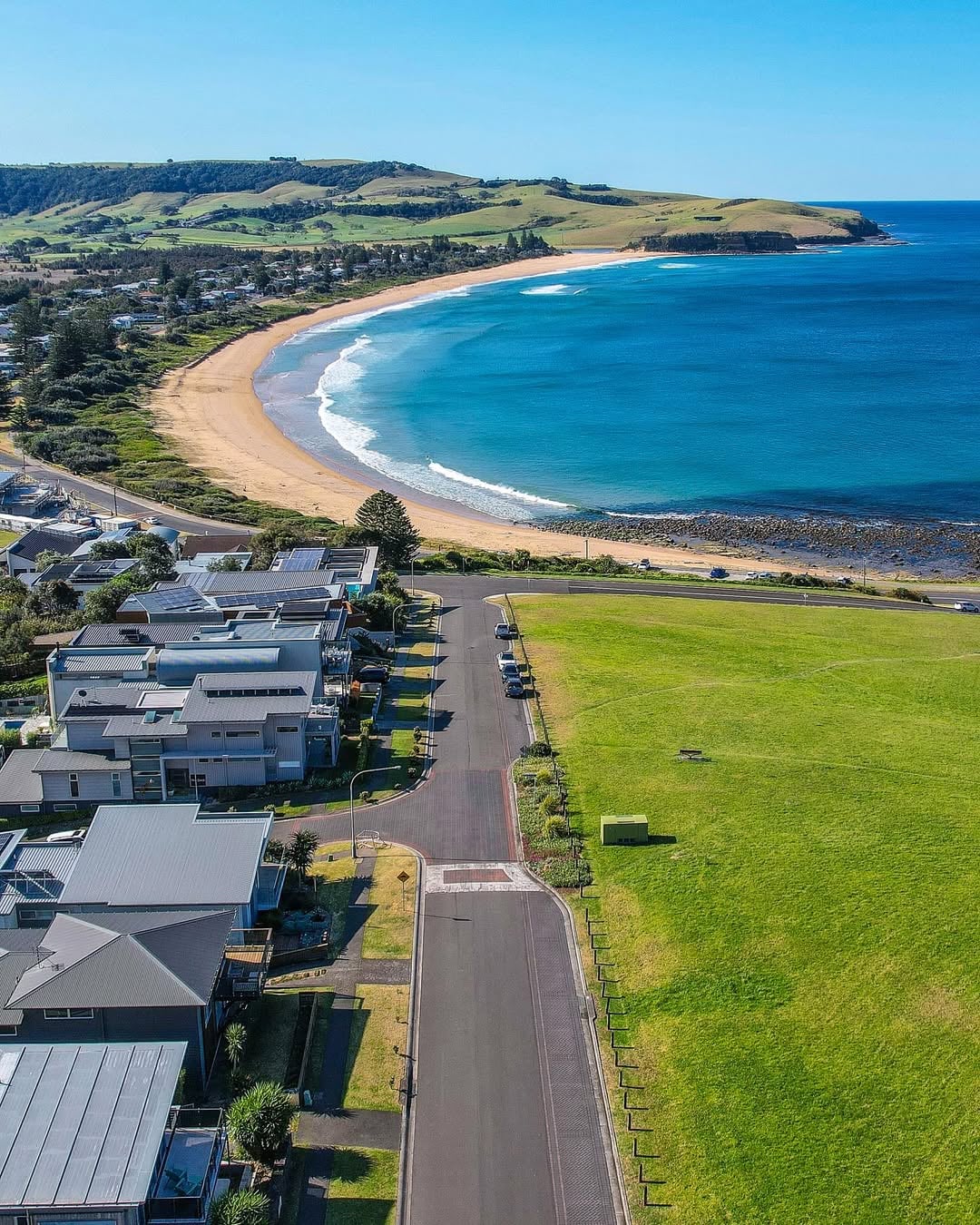 La rue Tasman Drive &agrave; Gerringong