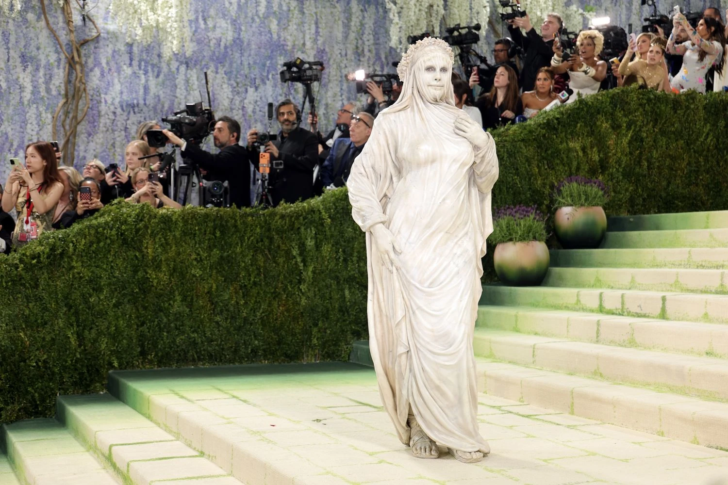 Le mannequin Heidi Klum lors du Met Gala, le 4 mai 2026 &agrave; New York