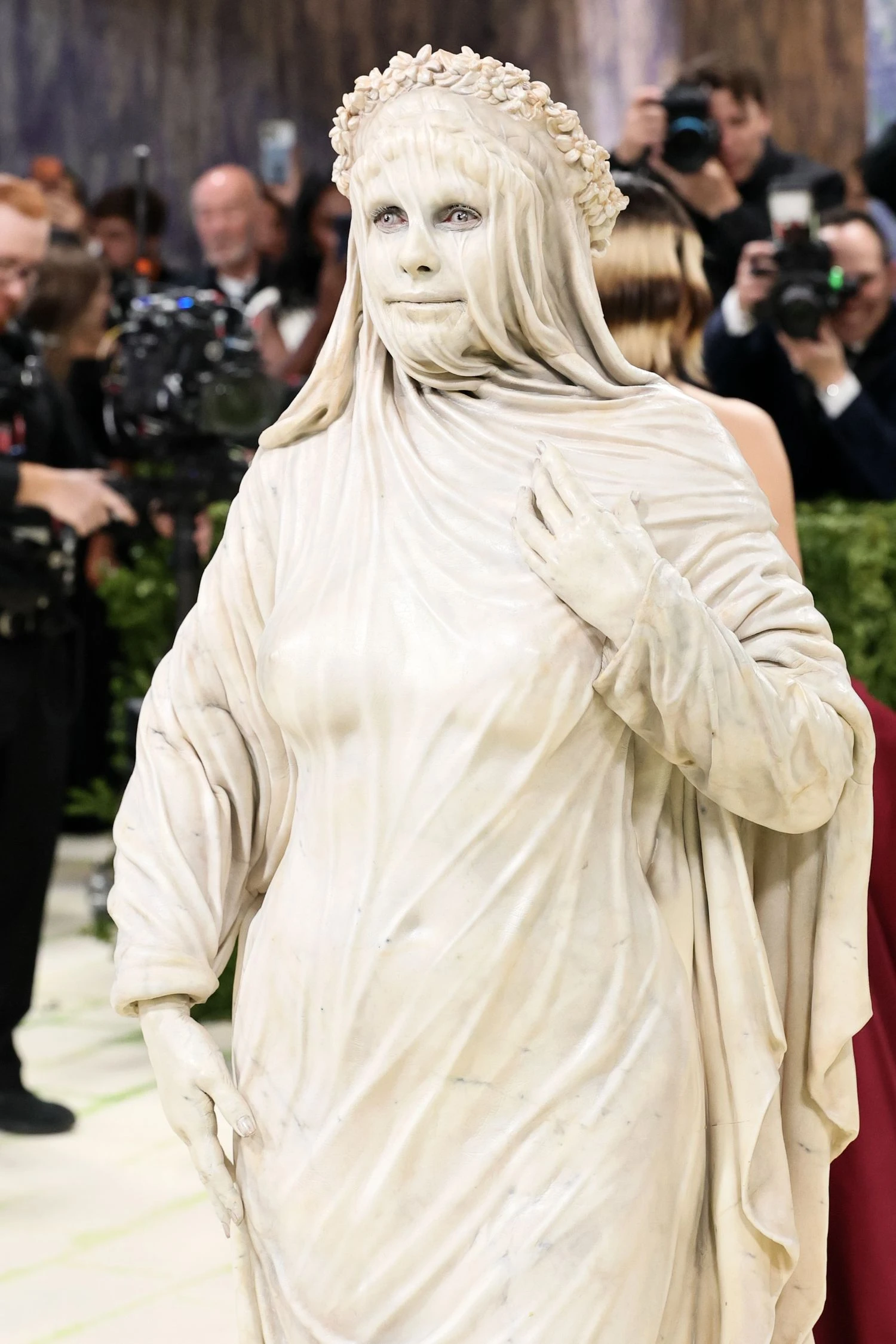 Le mannequin Heidi Klum lors du Met Gala, le 4 mai 2026 &agrave; New York