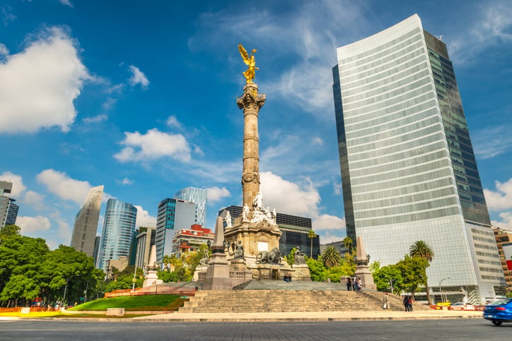 L'Ange de l'Ind&eacute;pendance &agrave; Mexico
